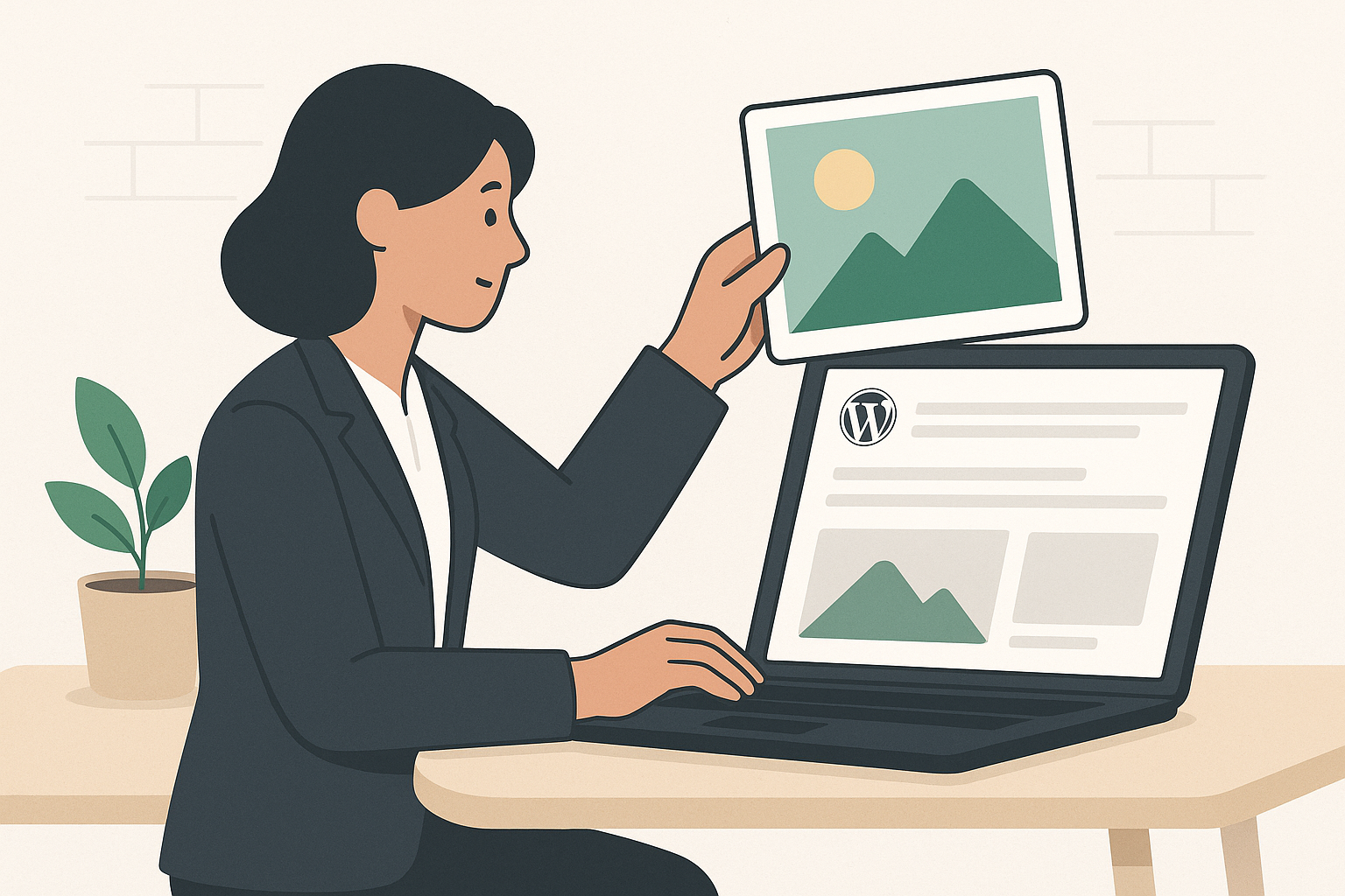 Objectif: remettre une image de couverture (featured image) sur l’article WordPr